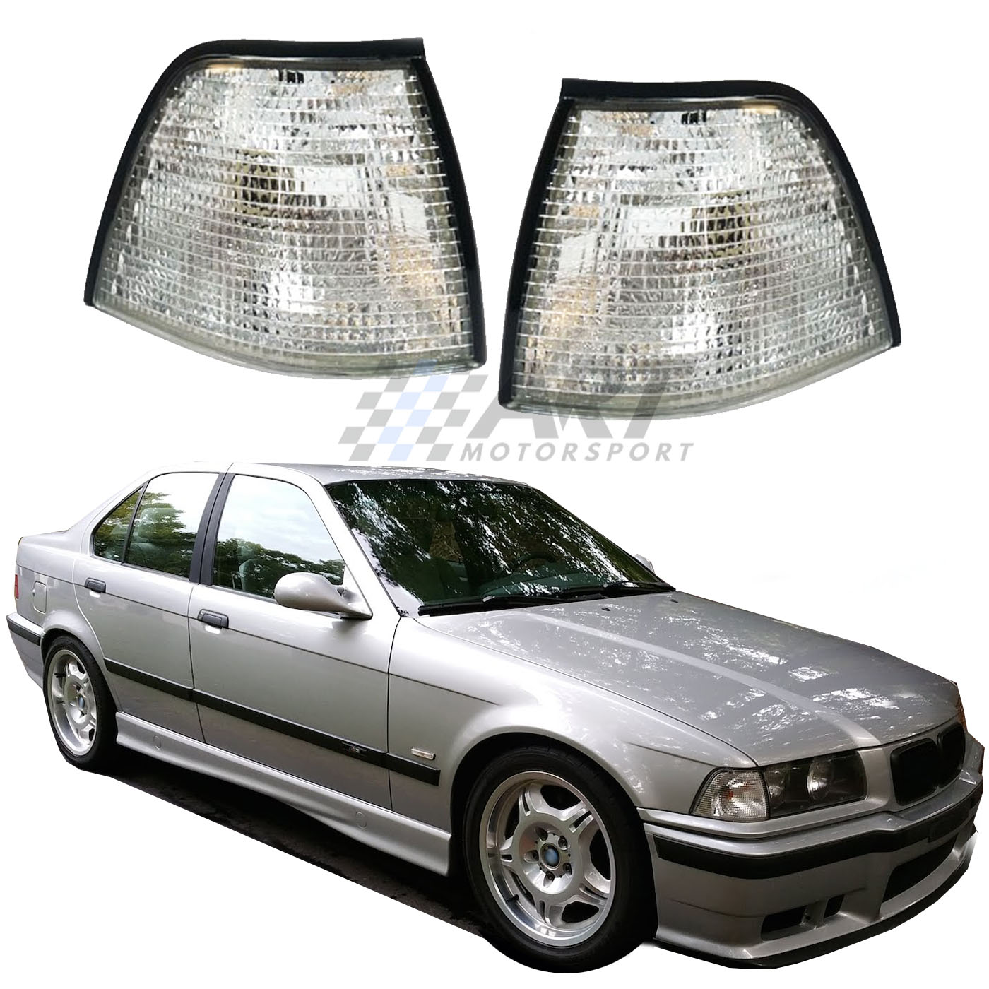Intermitentes para Bmw E34 E36 92-96 acabado oscuro o claro side markers
